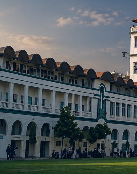 The arcaded wing of St. Xavier's College, Kolkata