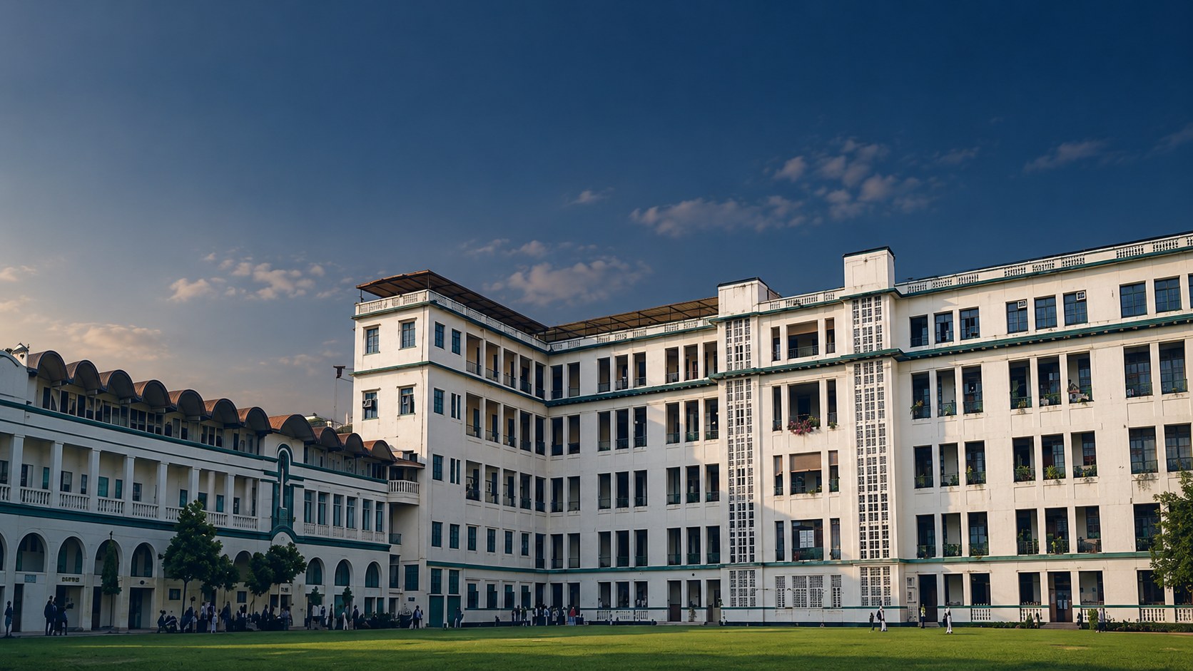 St. Xaviers College (Calcutta), seen across the college grounds